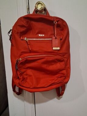 red tumi backpack - Voyageur Hartford Laptop friendly Tumi backpack rendered in smooth nylon Packable Backpack